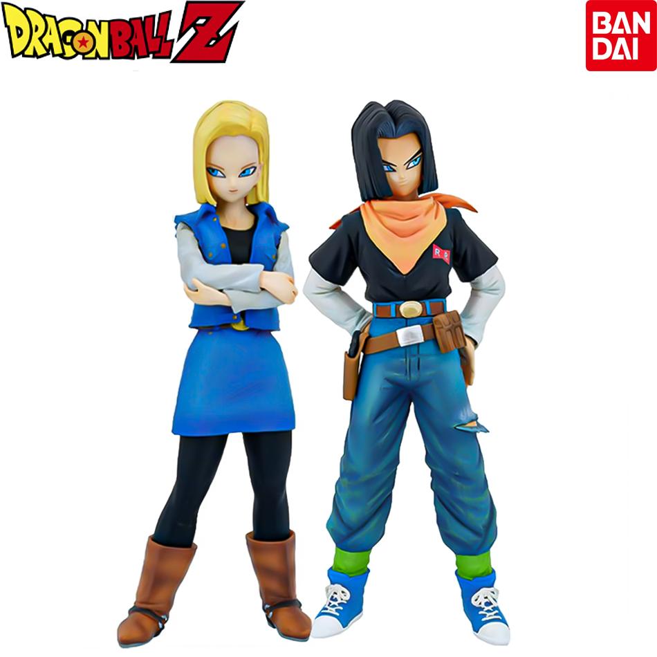25СМ Аниме Dragon Ball Z Андроид 17 18 Фигурка Андроид 18 ПВХ Фигурки Действия Коллекционная Модель Игрушки, разработанные для Детей Рождественские Подарки