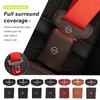 Leather Car Seat Belt Sleeve Auto Interior Scratch Proof Cover For Nissan Navara Almera Sentra Rogue Pathfinder Sylphy Leaf Kcpn5