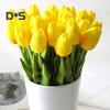 10шт домашний декор для вечеринки искусственные настоящие тюльпаны из искусственной кожи