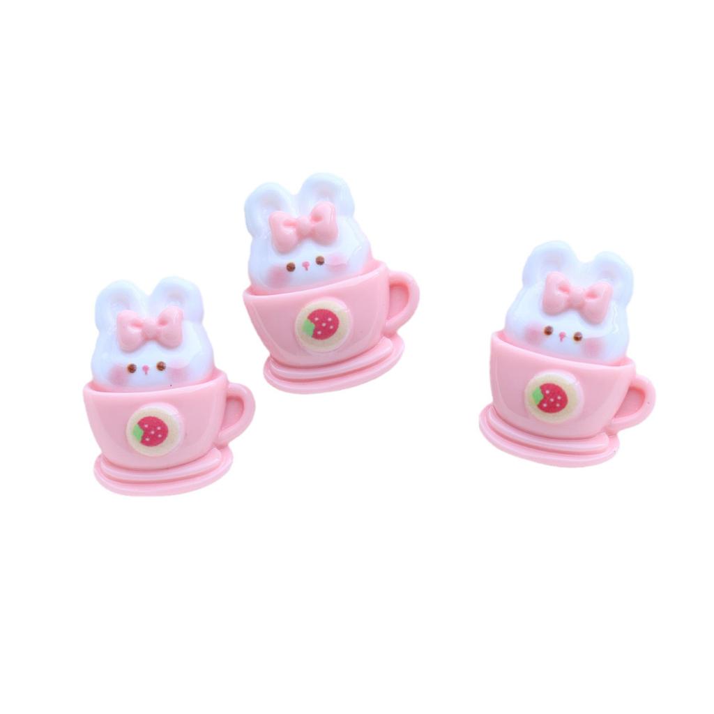 Очаровательные блестящие мультяшные аксессуары для волос из смолы: Детские шпильки, кольца, зажимы и нашивки для поделок своими руками