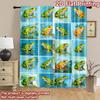 2D flat Photography Backdrop Popular Photography Scene Banner Colorful Frog s 100% Polyester Festive Wall Decor for Door,