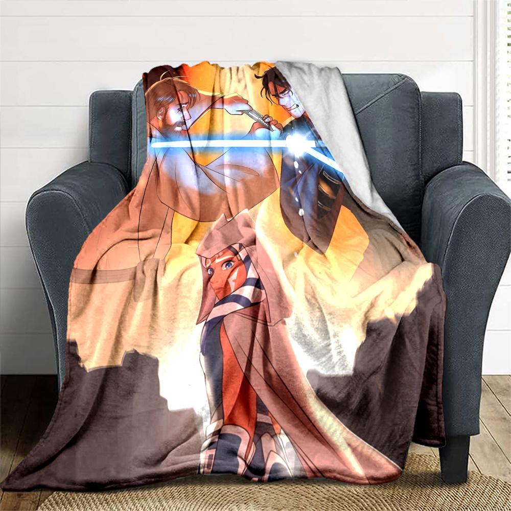 Star Wars Blanket Durable Comfort Great for Sofa Couch Bedding Four Seasons Universal Modern Style Ideal Gift For Birthday Valentine'S Day
