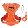 Breathable Pet Harness With Reflective Straps And Adjustable Size For Cats And Dogs