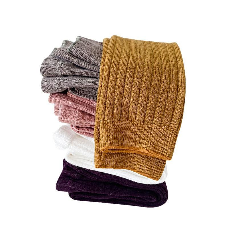 Детские леггинсы Nine Point в корейском стиле на каждый день для весны и осени. Эластичные и удобные колготки для девочек.