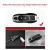 Bright Black Car Key Case Replacement Special For Porsche Macan Cayenne 14 15 16