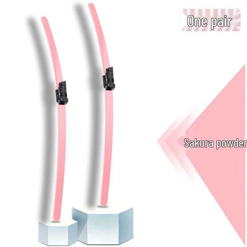 Цветной, Универсальный, Бескаркасный Передний Дворник с Резиновой Лентой для Автомобильных Лобовых Стекол