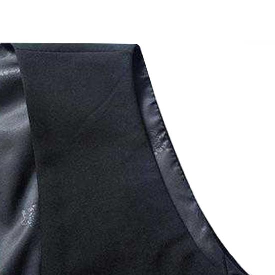 Мужской жилет с V-образным вырезом без рукавов, однобортный, облегающий деловой жилет, однотонный, формальный жилет для вечернего платья