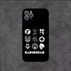 Чехол для телефона R-Radiohead Rock Band для iPhone 16,15,14,13,12,11,Plus,Pro Max,XS,X,XR,SE,Mini,8,7 Мягкий силикон Черный чехол