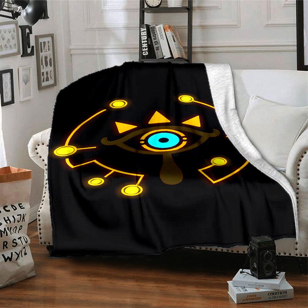 1pc Fantasy Landscape Adventure flannel Blanket for Super Soft Cute Comfort Blanket for Travel Bedding Couch Sofa Blanket Y82555