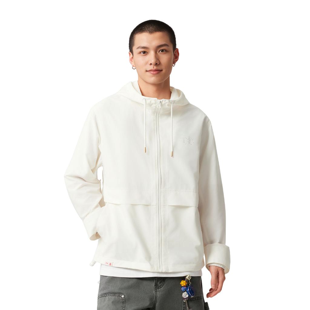 Li Ning x GUGONG,LIANMINGKUAN Коллекция Китайской Культуры Куртки и Пальто Мужские Белые AFDV749-1