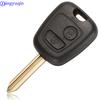 Jingyuqin 2 Buttons Remote Car Key Shell Case Fob For Peugeot Partner Expert Boxer SX9 Blade For CITROEN C2 / C3 Pluriel