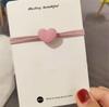 Gift Hair Accessories Women Hair Tie Rope Hair Ring High Elastic Heart-shaped