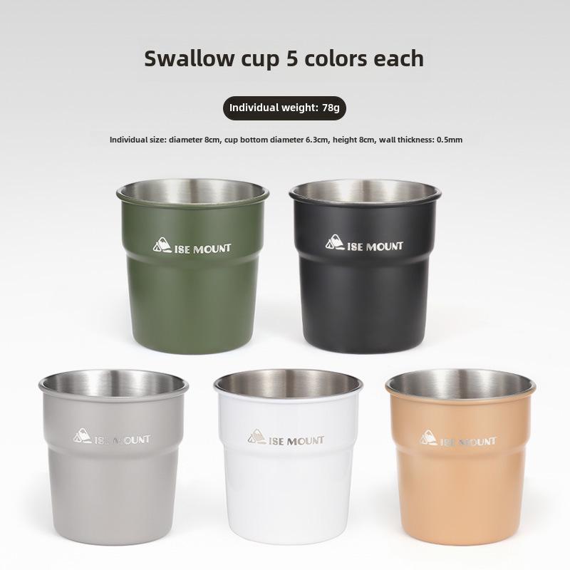 Многоцелевая кружка из нержавеющей стали для кемпинга, пива, кофе, воды и напитков