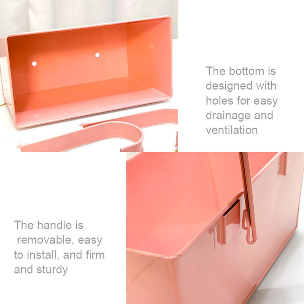 Уличные растения Кашпо Черные металлические железные подвесные цветочные горшки Террасы Перила Забор Ведра Современные Бохо Настенные Оконные Ящики Подставки для растений Крючки Крыльцо