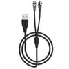 Магнитный USB/Type C 4-контактный кабель для зарядки для спортивных наушников S710 AS800 с костной проводимостью, легкий, портативный