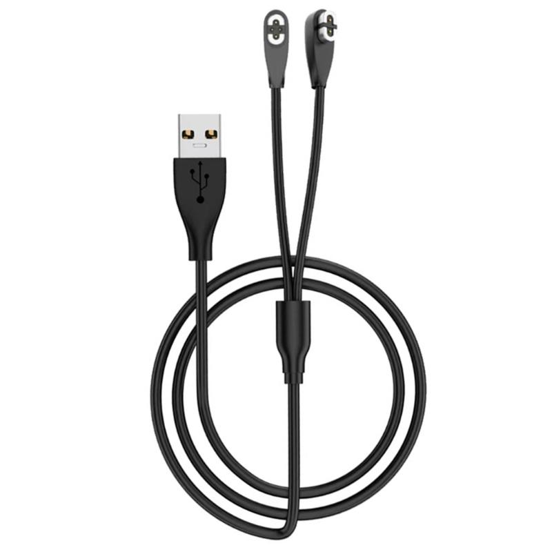 Магнитный USB/Type C 4-контактный кабель для зарядки для спортивных наушников S710 AS800 с костной проводимостью, легкий, портативный