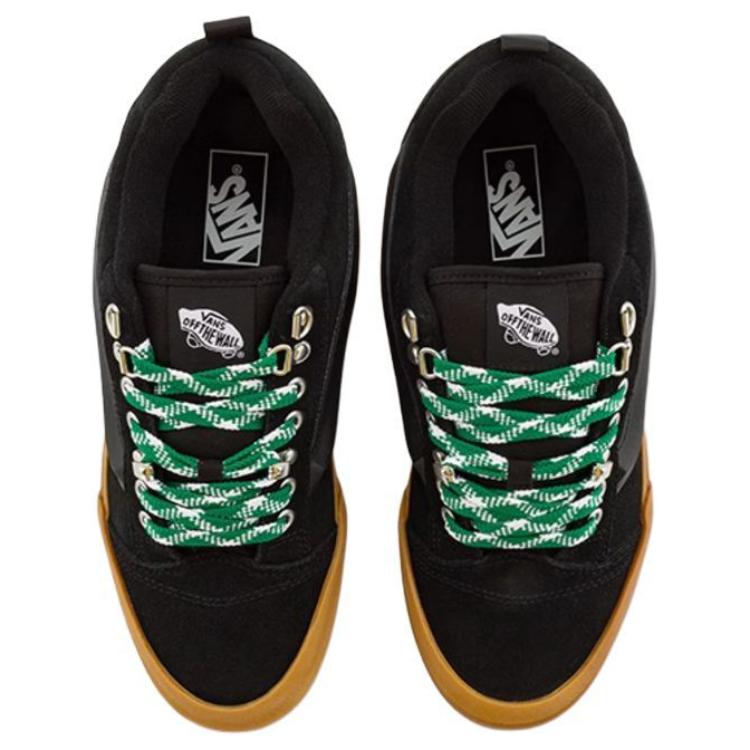 Vans Knu Skool Модные Универсальные Низкие Кеды для Скейтбординга Унисекс Кроссовки Черные VN000CRPB9M