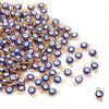 10pcs/Bag 6/8mm Cute Enamel Evil Eye Beads Alloy Charm Pendant For DIY Jewelry Necklace Making