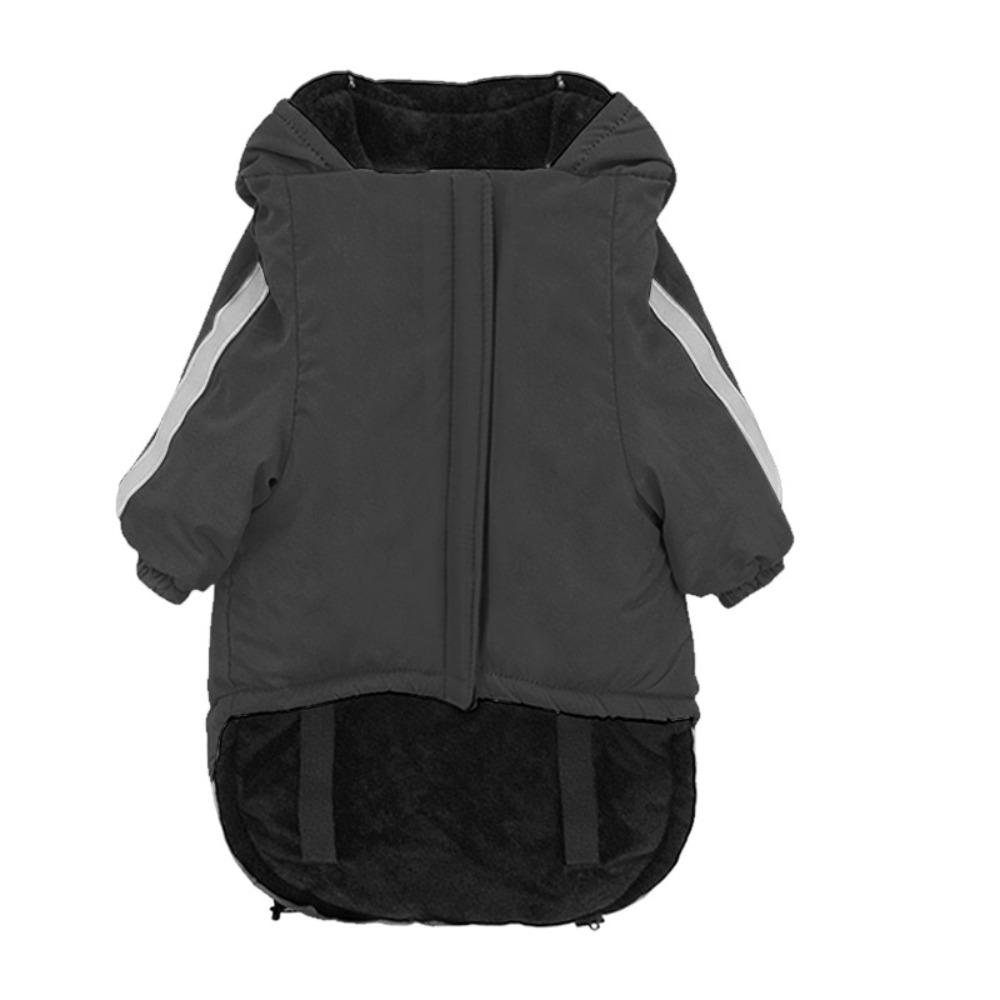 Windproof Fleece Dog Clothes Warm Pet Sweatshirt Fashion Dog Hooded Coat Outdoor