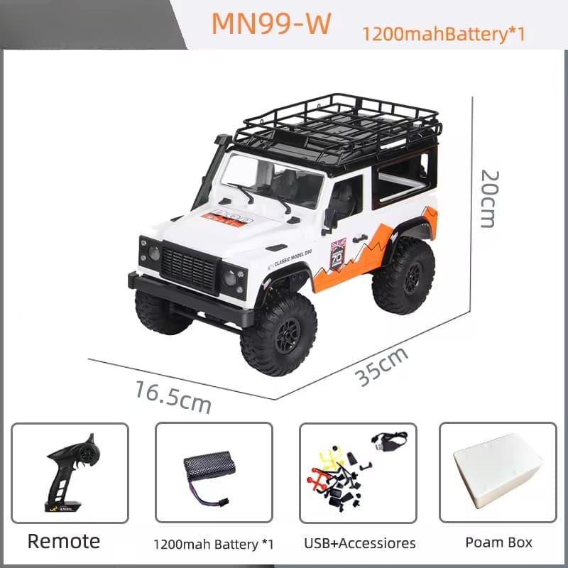 Новый полноразмерный полноприводный автомобиль с дистанционным управлением 2.4G 4WD MN99S, модель с дистанционным управлением, скалолазный автомобиль, пикап, грузовик с дистанционным управлением, игрушка для мальчика, подарок
