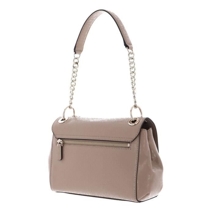 Sac à épaule bandoulière - GUESS - Blane - Beige - 25x18x9 cm - Fermeture aimantée