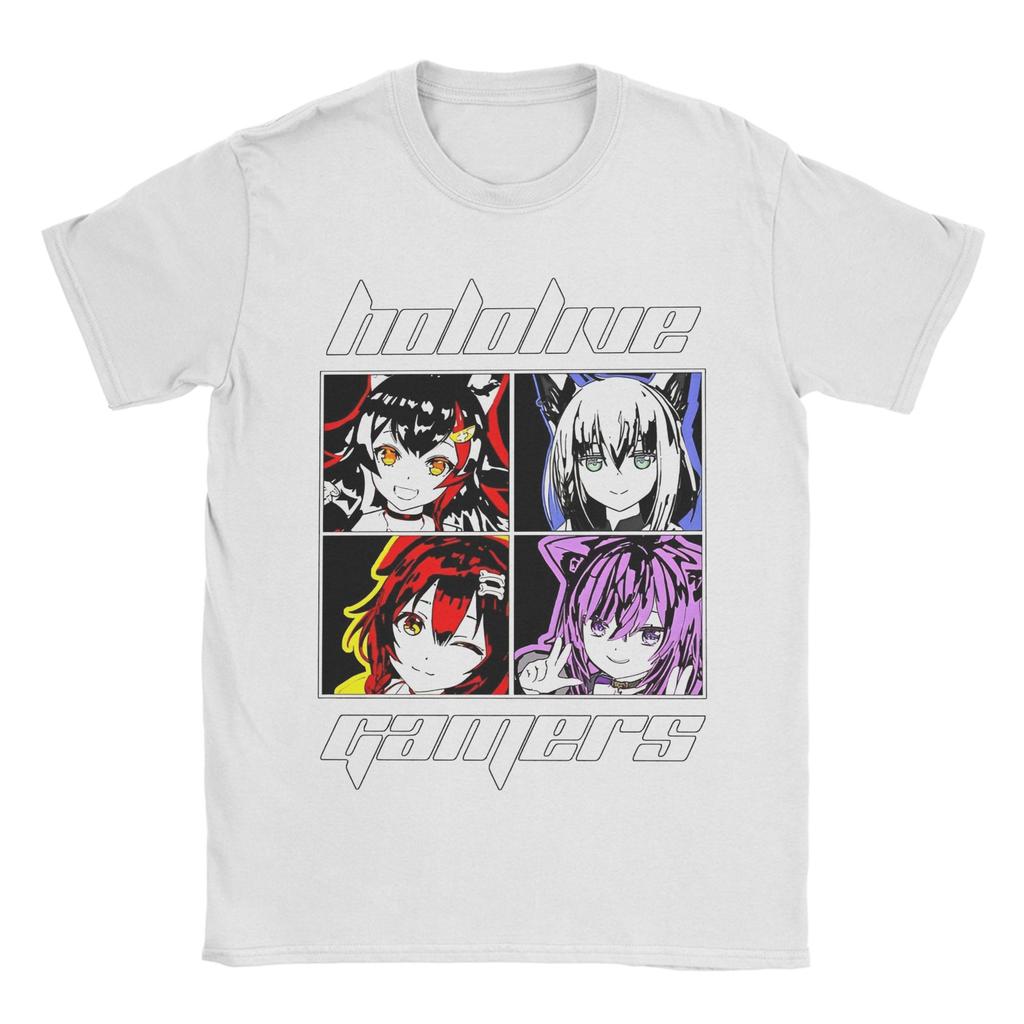 Hololive Gamers 21356779741626 Graphic T Shirt for Men Women Pure Cotton Tee Shirt Clothes