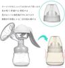 This manual breast pump with two settings for direct breastfeeding is safe and practical for mothers (BPA-free).