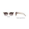 Personality Design Acetate Round Sunglasses Women sunglasses Light-Brown FT1133K45B