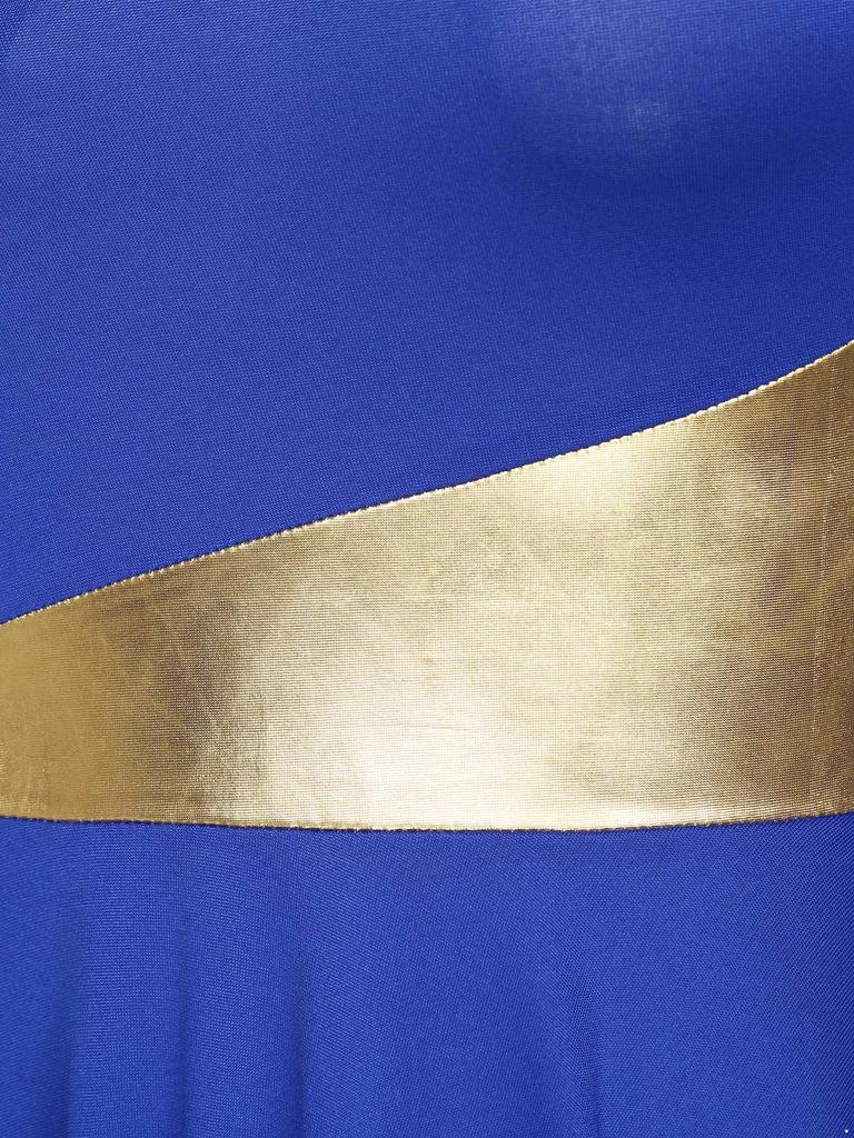 Женское платье для танца поклонения, металлик, цветной блок, длинный рукав, асимметричный подол, литургический костюм для выступления в церкви