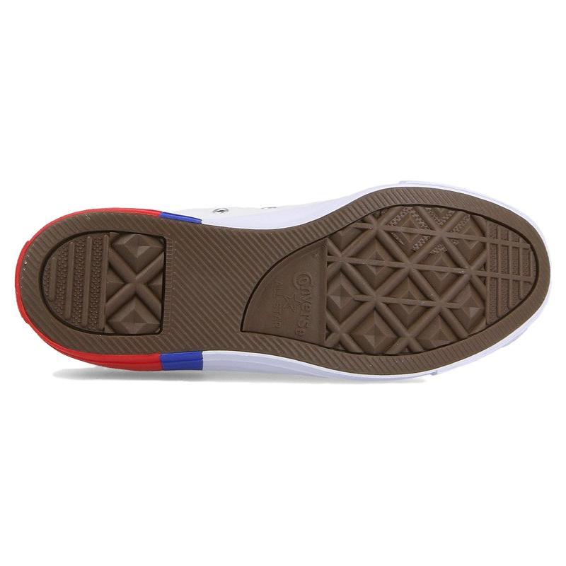 Converse Chuck Taylor All Star Trendy Comfort High Top Espadrilles Unisex White, Red and Blue