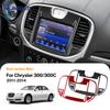 Настоящий Мягкий Углепластик Для Chrysler 300 300C 2011 2012 2013 2014 LHD RHD Автомобиль Наклейка на Панель Центрального Управления Экран Аксессуары