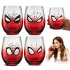 19oz Stemless Glass Tumbler Featuring Web Pattern and Eye Design Suitable for Everyday Use and Various Beverages Durable and Stylish Drinkware