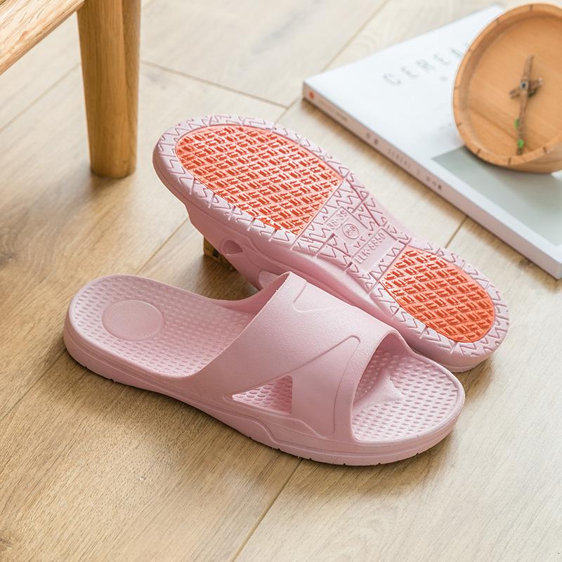 Ladies New Slippers Non-slip Slippers Summer Bathroom Thick-soled Indoor Couple Soft-soled Sandals and Slippers