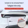 Декоративная ПВХ полоса на заднюю дверь Tesla Model Y