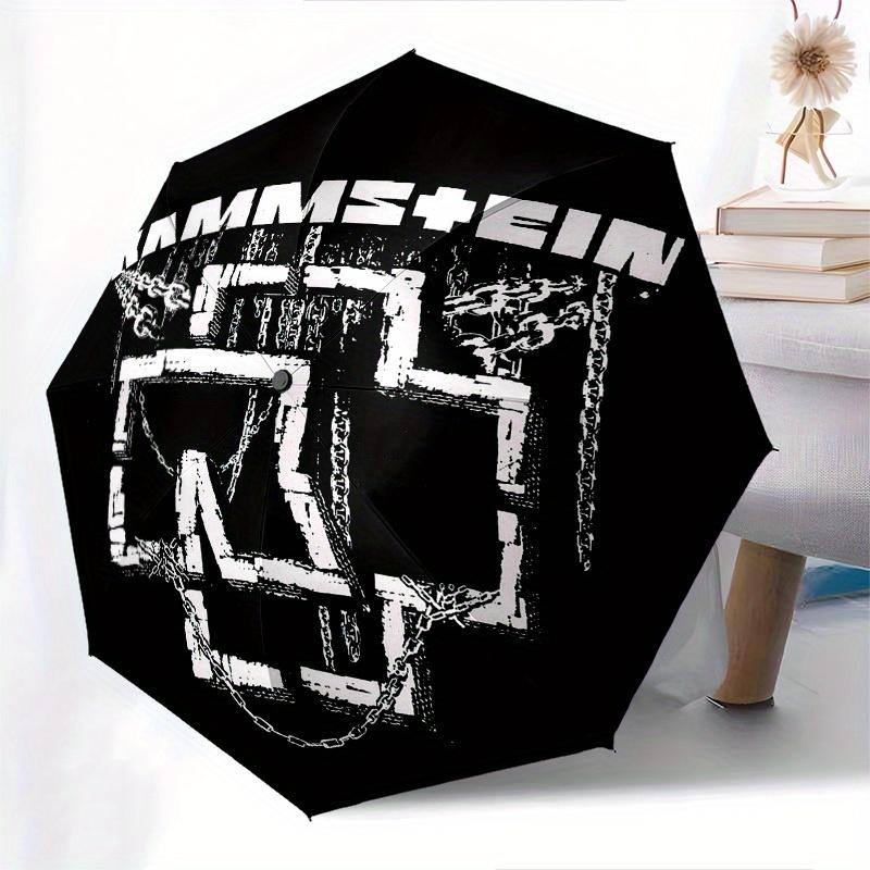 1 шт. Качественный зонт в тематике Rammstein, Зонт с автоматическим открытием и закрытием, Многофункциональный зонт G0811018