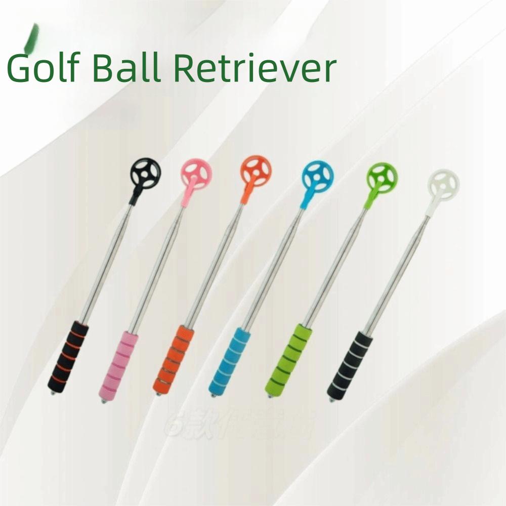 Two-Sided Golf Ball Pick Up Tool Adjustable Stainless Ball Grabber  Water