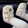 Теплые бархатные детские ботиночки: Нескользящая, Мягкая подошва, Хлопчатобумажная ткань для новорожденных (0-1 год)