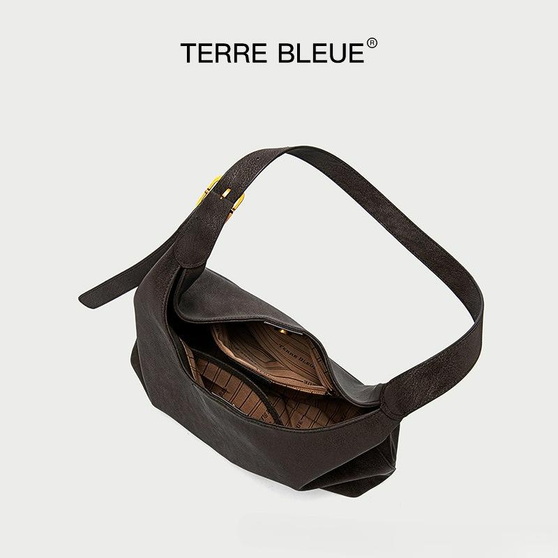 Retro Niche Armpit Bag, Women's New Trendy Fashion, Large Capacity Tote Bag, Single Shoulder Baozi Mother Bag