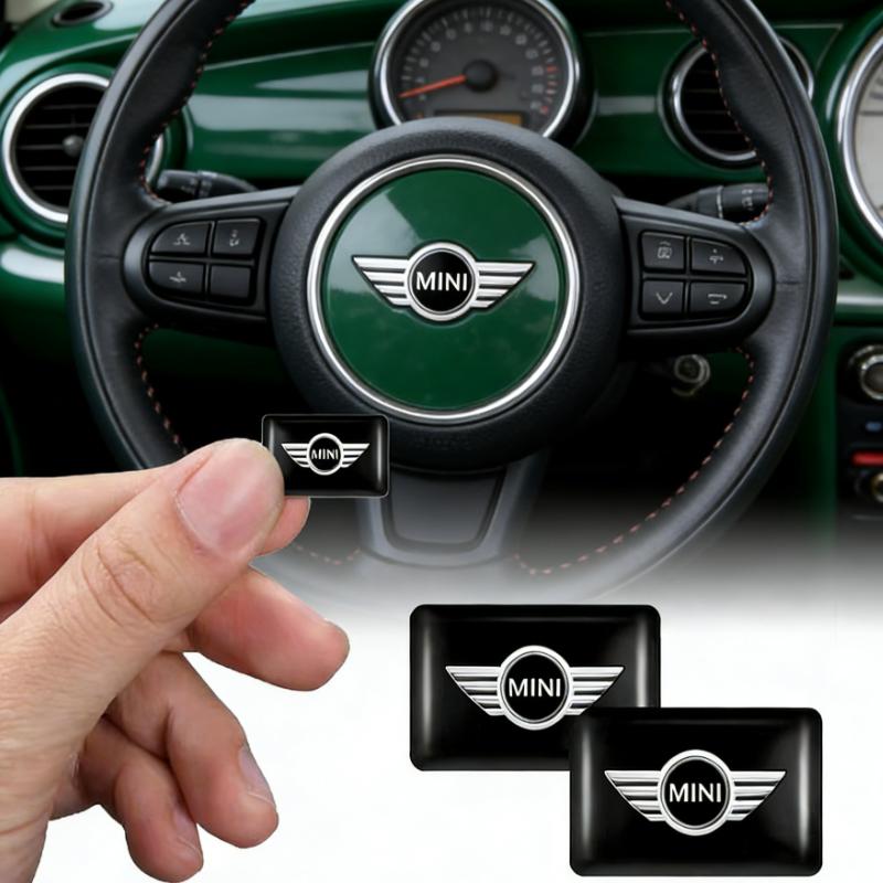 10 шт. 3D Стикеры на руль для автомобиля Аксессуары Для Mini Cooper Works One JCW R56 R53 F54 F55 F56 F57 Clubman Cabrio