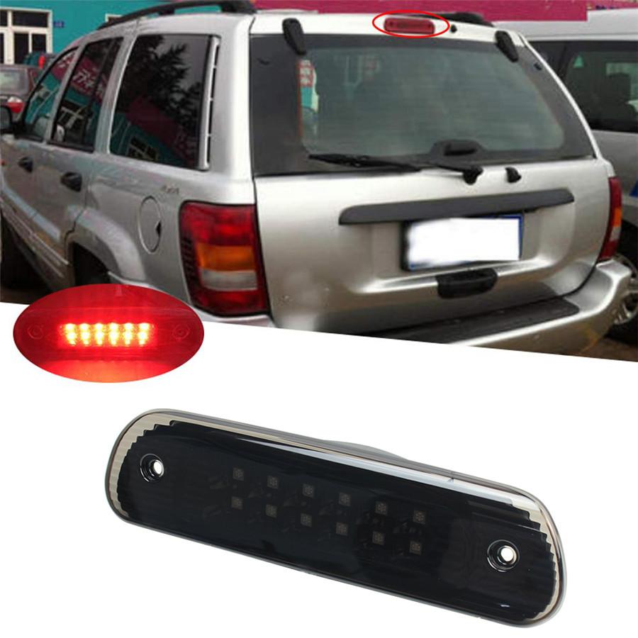 Красный светодиодный третий стоп-сигнал задний фонарь для Jeep Grand Cherokee 1999-2004