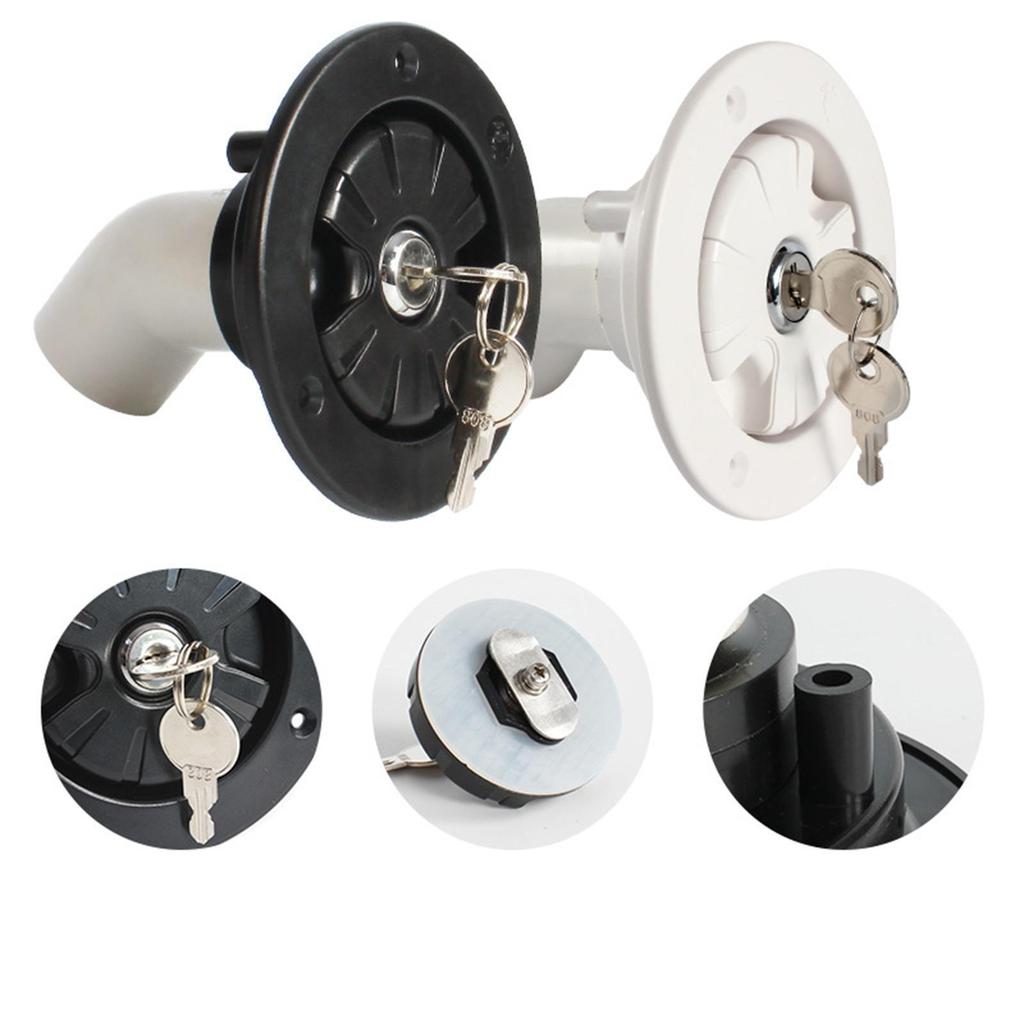 78 мм заливной люк для воды Tough Fill Hatch для автодома, прицепа, лодки, автодома, черного цвета