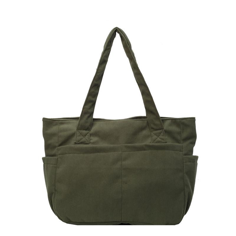 Холщовая сумка кроссбоди большой вместимости в японском стиле - Повседневная сумка-тоут и наплечная сумка для поездок на работу