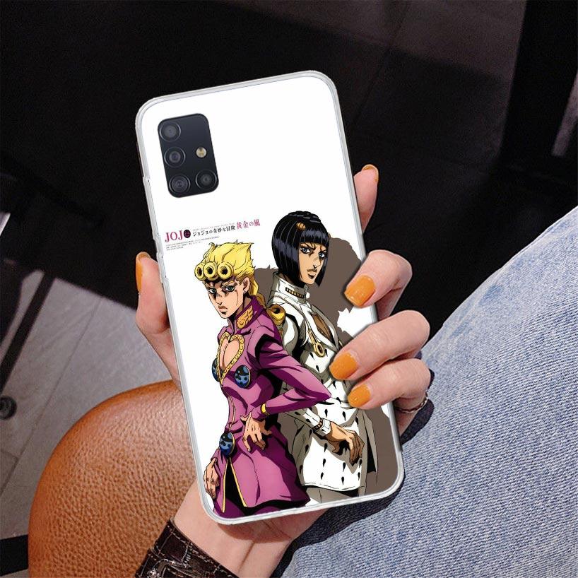 Чехол для телефона JoJo's Bizarre Adventure Golden Wind для Samsung Galaxy A52 A32 A22 A12 A51 A31 A50S A30S A20S A10S Note 20 Ultra 10
