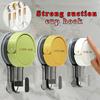 Мощный крючок-присоска, многоразовый, сильный вакуумный, крючки-присоски для ванной, водонепроницаемая вешалка для полотенец, крючок для одежды, аксессуар