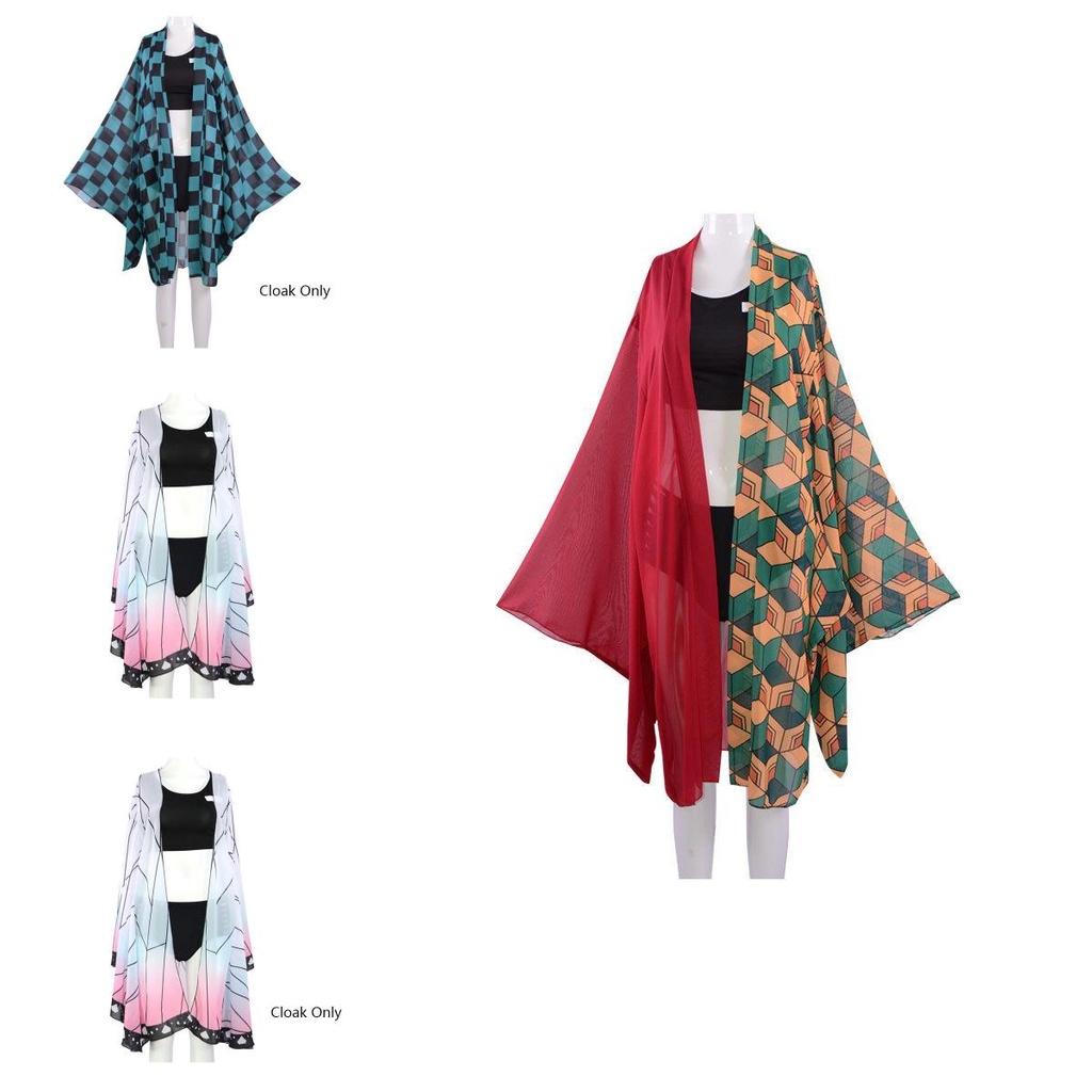 Очаровательный косплей-бикини для пляжа Demon Slayer Kimetsu No Yaiba с изображением Шинобу Кочо