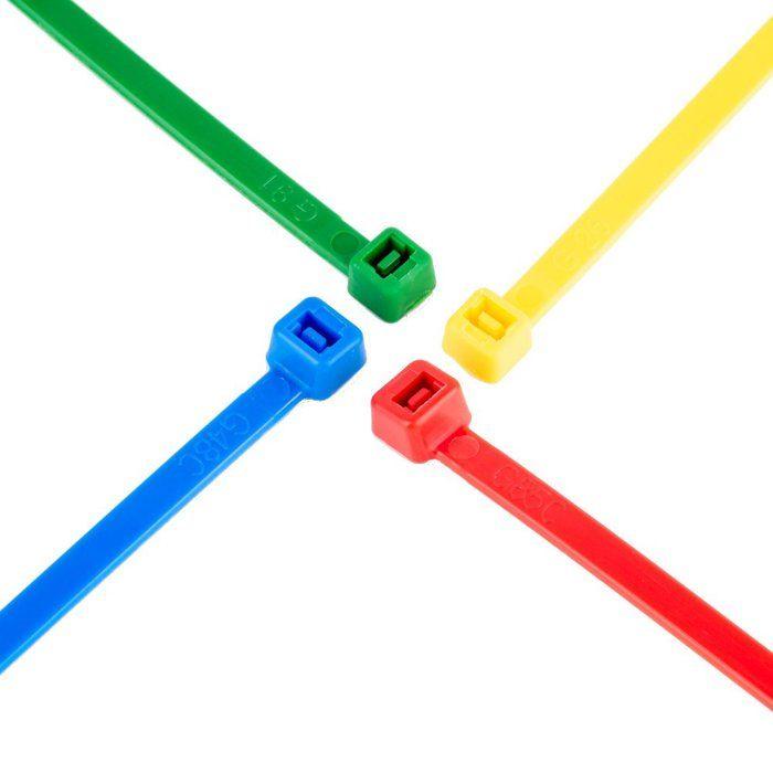 Colliers de serrage - KLASEBO - 200x4,8mm - PA6.6 - Lot de 100 - Multicolore