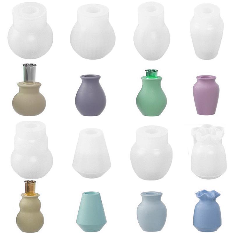 1 шт., силиконовые формы для рукоделия из смолы для эпоксидной смолы, мини-форма для цветочного горшка