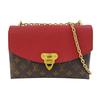 [Pre-Owned] Saint Placide Versatile Commuter Gold Buckle Sliding Chain Classic Monogram Coated Canvas Colorful Leather Handheld Crossbo - Good #NF1PDQ