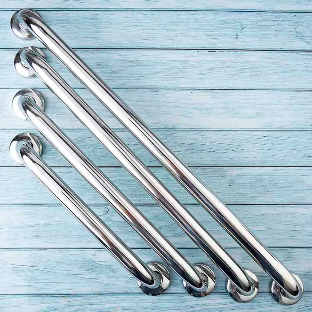 Удобный, прочный поручень безопасности для ванной из нержавеющей стали с поручнем и вешалкой для полотенец, идеально подходит для пожилых людей и людей с ограниченными возможностями, E