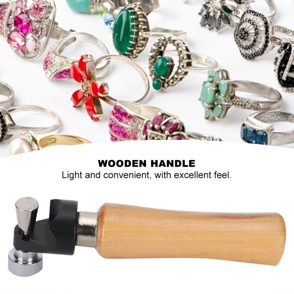Пластиковый держатель для колец Деревянный инструмент для обработки ювелирных колец Инструмент для установки колец Обработка ювелирных изделий